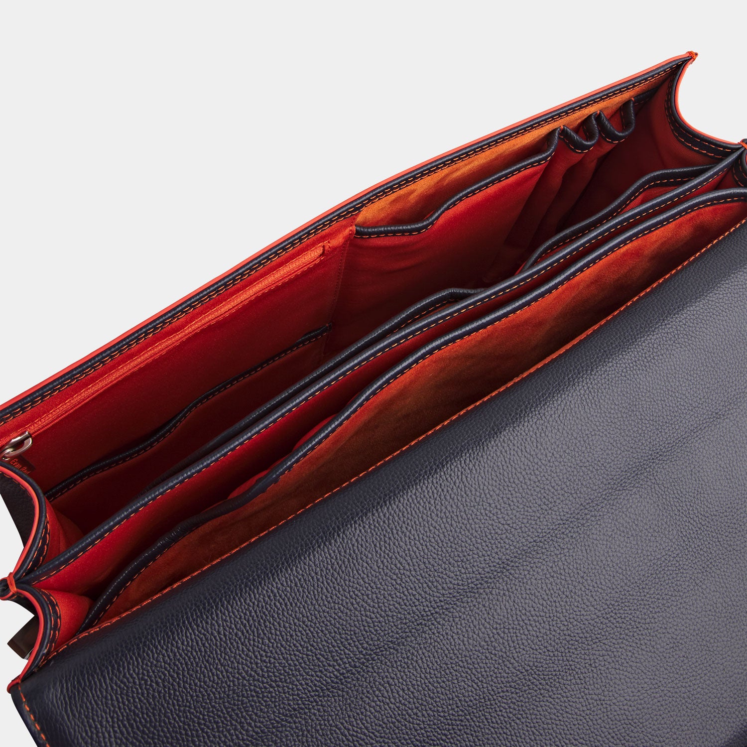 The Classic Briefcase - Navy